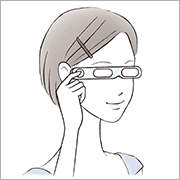 整肌＆赤外線イラスト