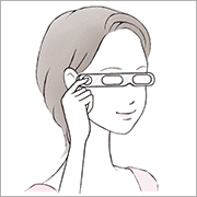 整肌＆赤外線イラスト